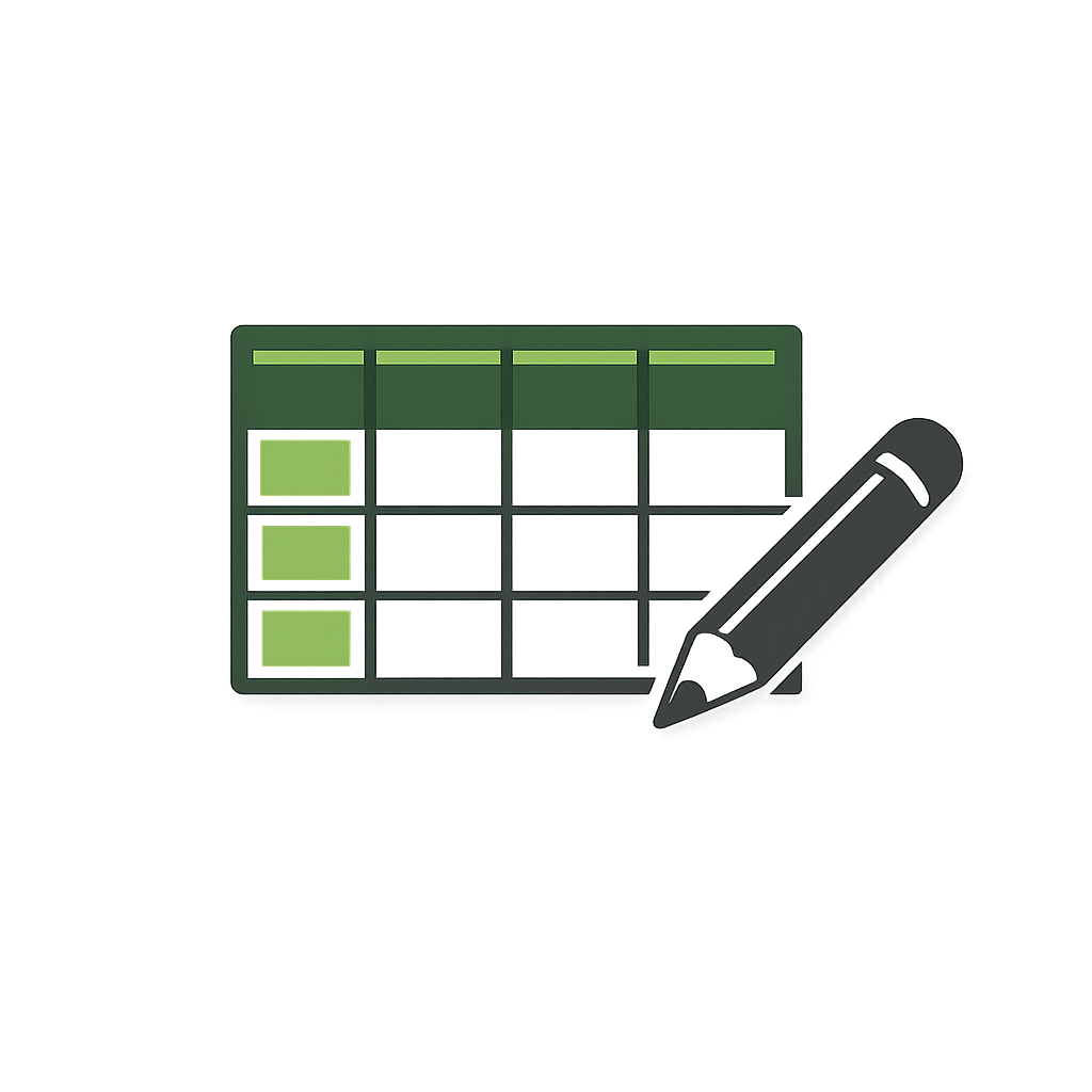 MkDocs Table Editor